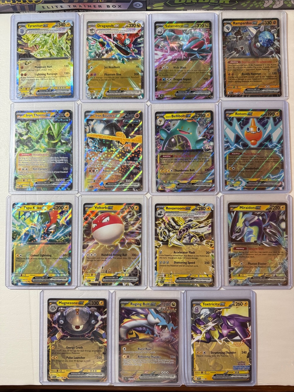 Pokemon Holofoil Collection - Gold, Yellow, Green, Blue, Purple, Black